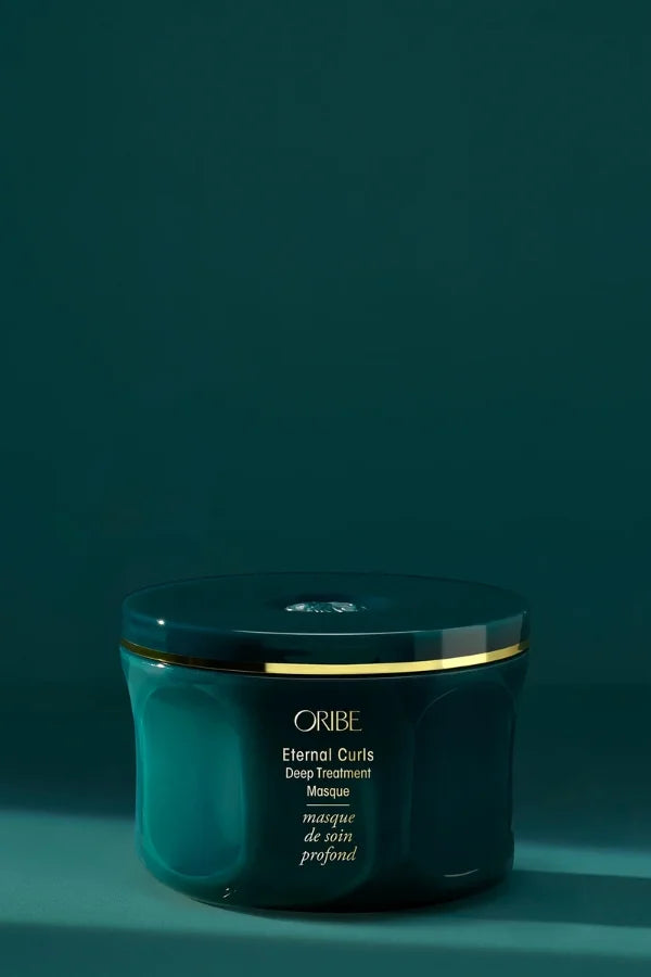 A standard size of a 250 ml Oribe Eternal Curls Deep Treatment Masque