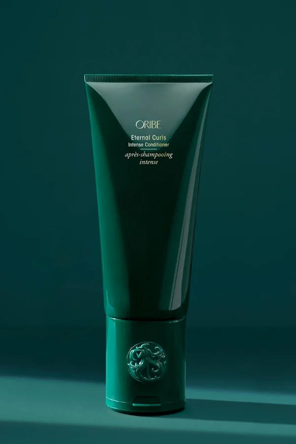 A standard 200 ml bottle of Oribe Eternal Curls Intense Conditioner