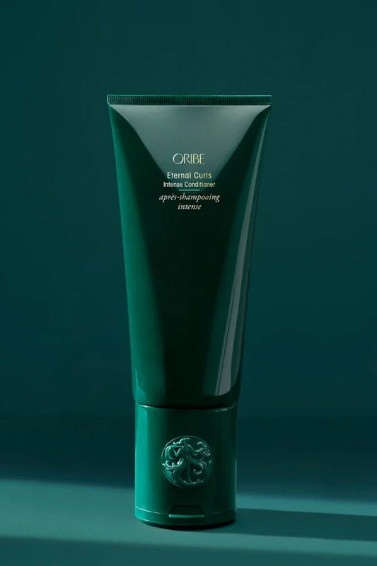 A standard 200 ml bottle of Oribe Eternal Curls Intense Conditioner