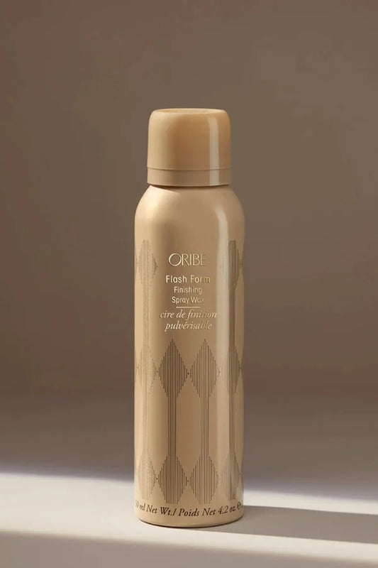 A standard 150 ml spray bottle of Oribe Flash Form Finishing Spray Wax