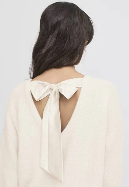 Byoung Bow Pullover- CREAM