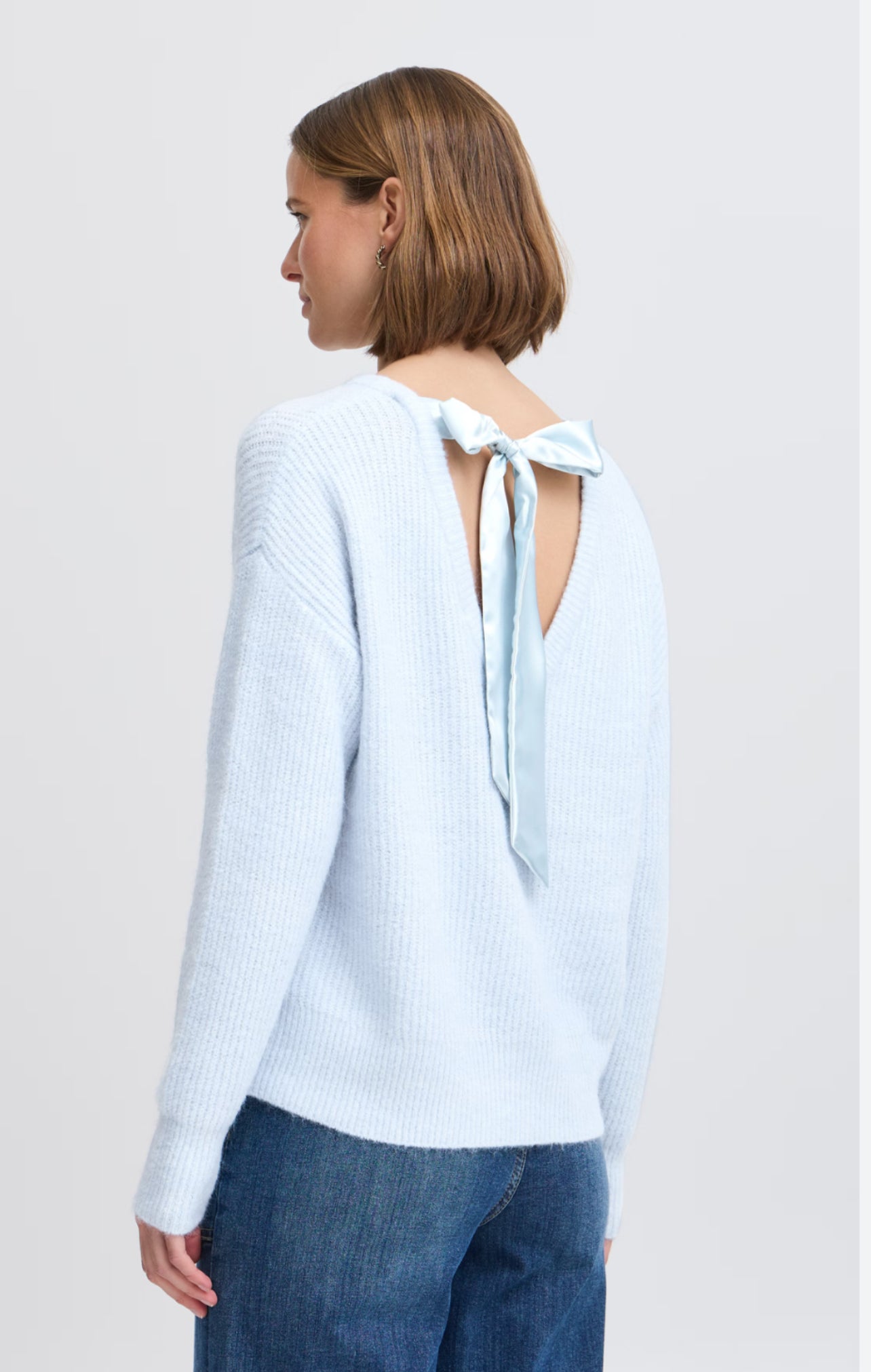 Byoung Bow Pullover - LIGHT BLUE