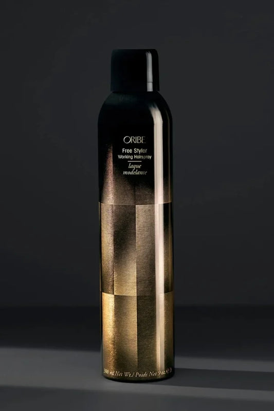 A 300 ml sized product of Oribe Free Styler Working Hairspray