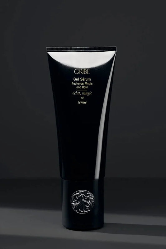 A 150 ml sized product of Oribe Gel Serum Radiance, Magic & Hold