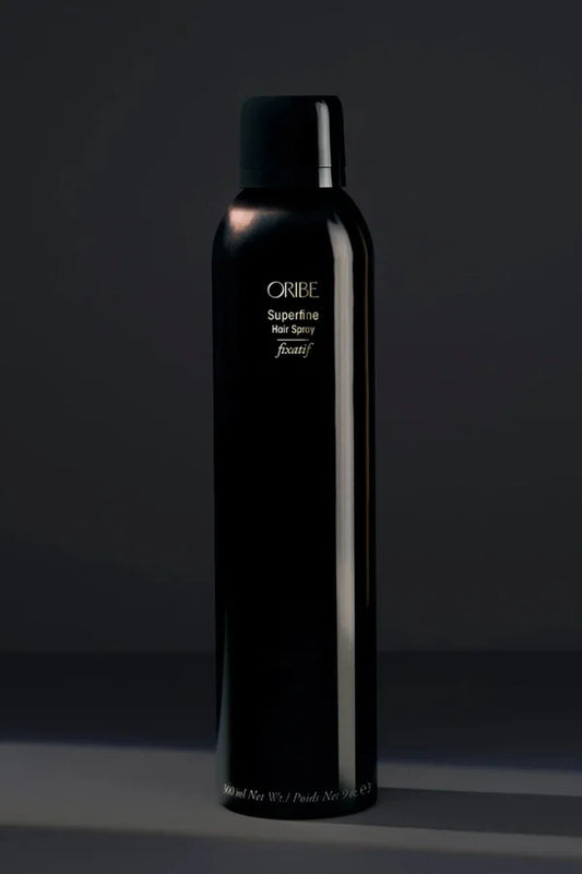 a 300 ml sized product of Oribe Superfine Hairspray