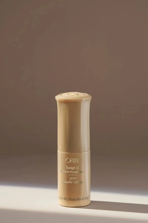 A 6 g sized product of Oribe Swept Up Volume Powder Spray