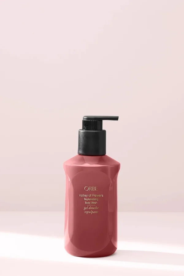 A 300 ml sized product of Valley of Oribe Flowers Replenishing Body Wash