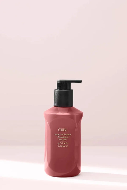 A 300 ml sized product of Valley of Oribe Flowers Replenishing Body Wash