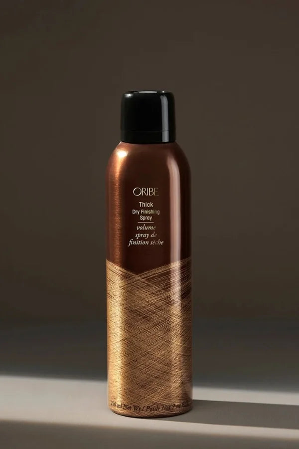 A 250 ml sized product of Oribe Thick Dry Finishing Spray