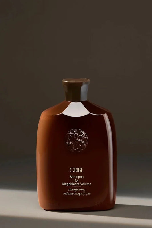 A standard 250 ml bottle of Shampoo for Magnificent Volume
