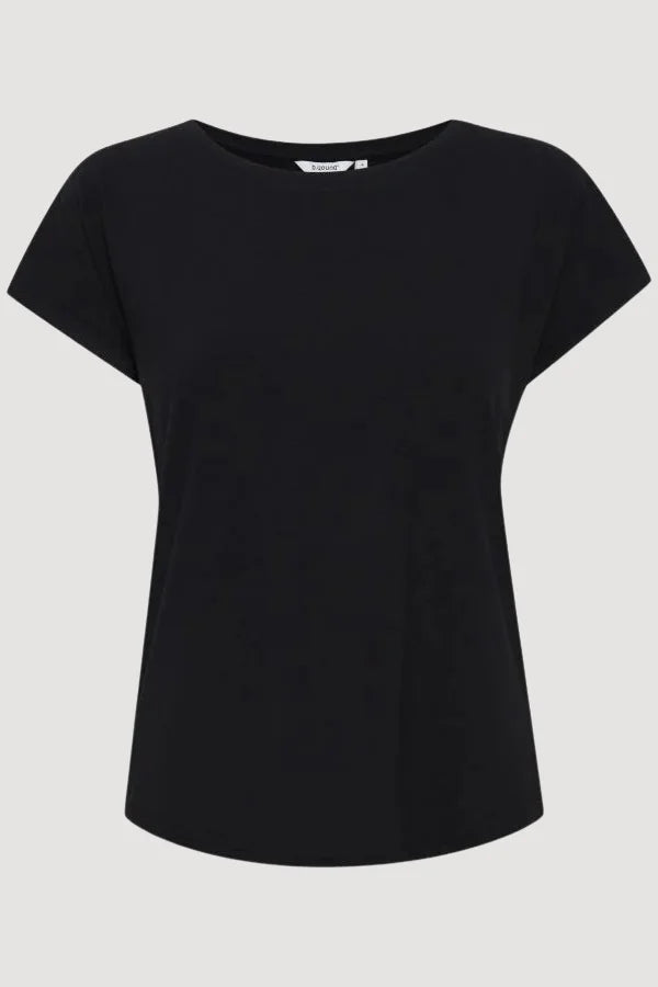 b.young Pamela T-Shirt in the colour black
