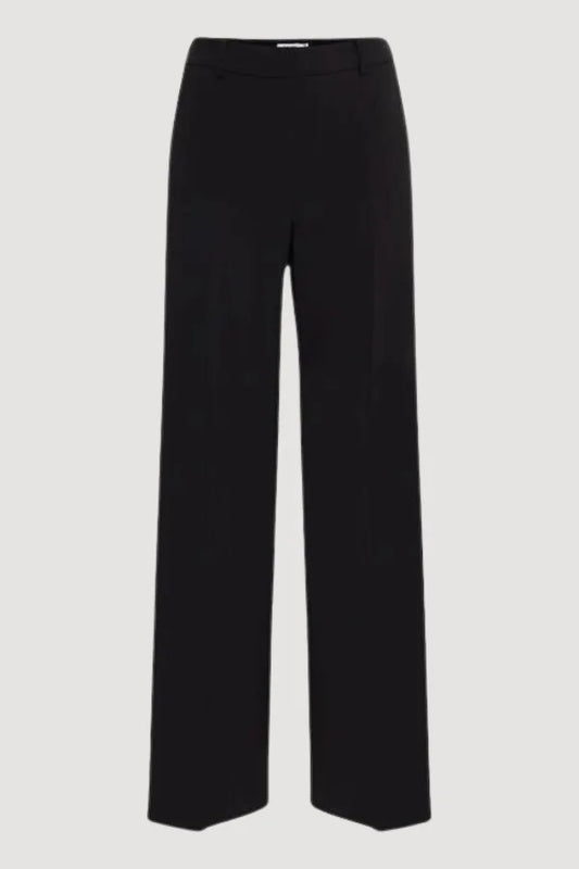 Regular fit b.young Wide Leg pants in the colour black