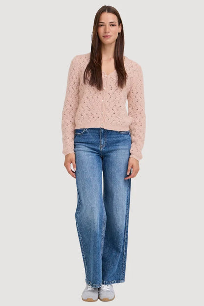 b.young Cardigan- SOFT PINK