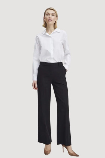 b.young Wide Leg Black Pants