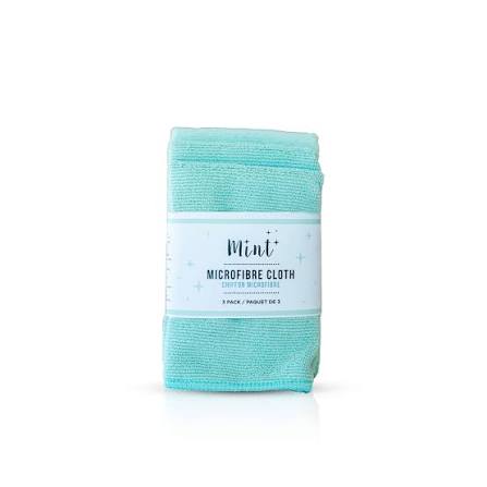 COMING SOON Mint Microfibre Cloths - 3 Pack